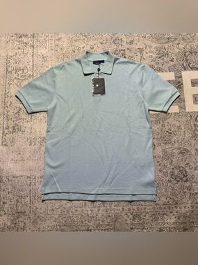 Louis Vuitton Light Blue Polo Shirt